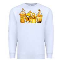 White childhood cancer coffee Premium Sweatshirt - Jasminsmagicworld