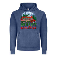 Vintage Denim van life christmas Vintage Hoodie - BundleAndBundleShop