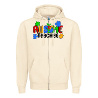 Sandshell ausome teacher Zipper Hoodie - MaliasSmallBusiness
