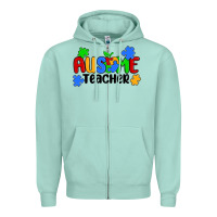 Ausome Teacher Zipper Hoodie | Teevron