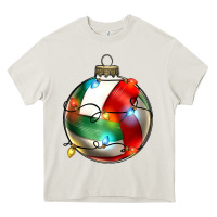 Cream christmas  volleyball Heavy Core Tee - Zillion Design Studio