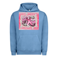Pigment Pebble Blue survivor cancer awareness Urban Hoodie - CowGirlArtShop