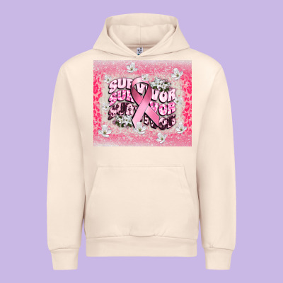 Survivor Cancer Awareness Urban Hoodie Designed By Cowgirlartshop
