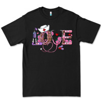 Black valentine's day nurse love Premium Tee - RanaPortraitStore