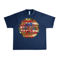 Navy all american girl Urban Heavy Tee - Artiststas