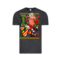 Vintage Black love with coffee cup and christmas lights Vintage Tee - AdoDesignShop