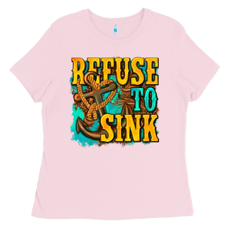 Refuse To Sink Western Ladies Tee by texasbilliewilder | Teevron