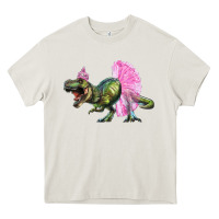 Cream balerina t rex dinosaur with tutu Heavy Core Tee - Artiststas