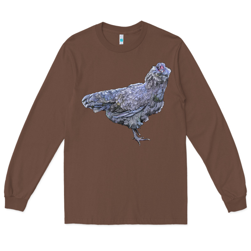 Ameraucana Chicken Long Sleeve Tee by LillyAllenDesigns | Teevron