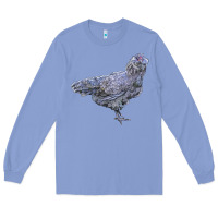 Colony Blue Ameraucana Chicken Long Sleeve Tee - LillyAllenDesigns