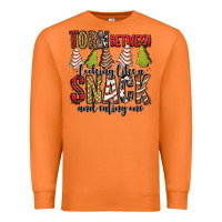 Carrot torn between looking like a snack and eating one christmas cake Premium Sweatshirt - Jasminsmagicworld