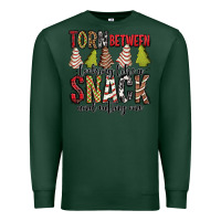 Sports Green torn between looking like a snack and eating one christmas cake Premium Sweatshirt - Jasminsmagicworld