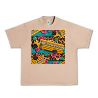 Burro school bus and leopar seamless pattern Urban Heavy Tee - BundleAndBundleShop