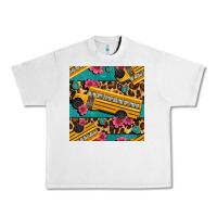 Lunar Rock school bus and leopar seamless pattern Urban Heavy Tee - BundleAndBundleShop