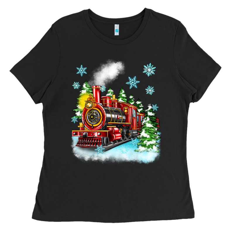 Christmas Polar Express Ladies Tee by Zillion Design Studio | Teevron