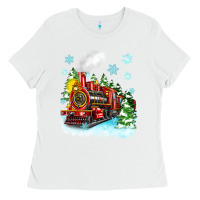 White christmas polar express Ladies Tee - Zillion Design Studio