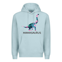 Blue Mist Mamasaurus Dinosaur Premium Hoodie - Bettercallsaul