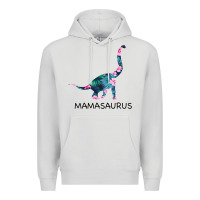 Dove Grey Mamasaurus Dinosaur Premium Hoodie - Bettercallsaul