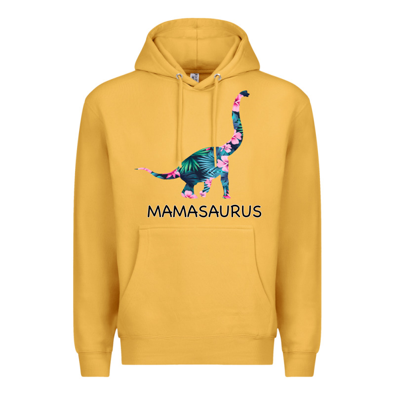 Mamasaurus Dinosaur Premium Hoodie by Bettercallsaul | Teevron