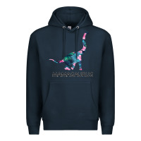 Navy Mamasaurus Dinosaur Premium Hoodie - Bettercallsaul
