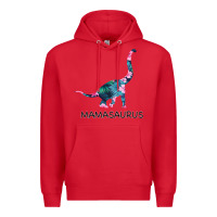 Red Mamasaurus Dinosaur Premium Hoodie - Bettercallsaul