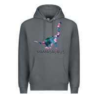 Rock Mamasaurus Dinosaur Premium Hoodie - Bettercallsaul