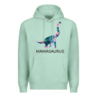 Seafoam Mamasaurus Dinosaur Premium Hoodie - Bettercallsaul