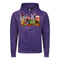 Cloud Purple Christmas coffee cups with Bull Terrier Vintage Hoodie - RanaPortraitStore