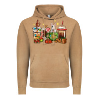 Vintage Camel Christmas coffee cups with Bull Terrier Vintage Hoodie - RanaPortraitStore
