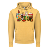 Vintage Mustard Christmas coffee cups with Bull Terrier Vintage Hoodie - RanaPortraitStore