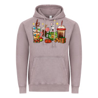 Vintage Zinc Christmas coffee cups with Bull Terrier Vintage Hoodie - RanaPortraitStore