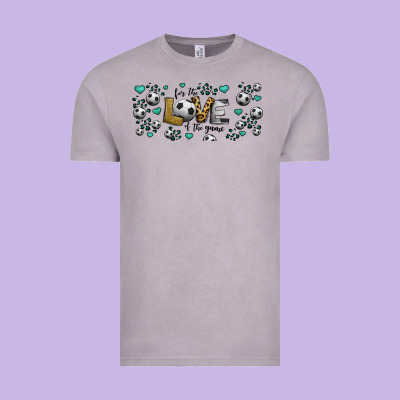 For The Love Of The Game Soccer Vintage Tee Designed By Jasminsmagicworld