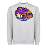 Heather Grey boo y'all Heavyweight Sweatshirt - JahusDesignShop