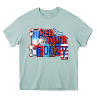 Arona red white boozy billie wilder Heavy Core Tee - texasbilliewilder
