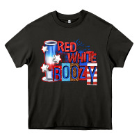 Asphalt red white boozy billie wilder Heavy Core Tee - texasbilliewilder