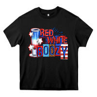 Black red white boozy billie wilder Heavy Core Tee - texasbilliewilder