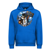 Cobalt hello winter Urban Hoodie - CowGirlArtShop