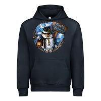 Navy hello winter Urban Hoodie - CowGirlArtShop
