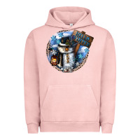 Pigment Salmon hello winter Urban Hoodie - CowGirlArtShop