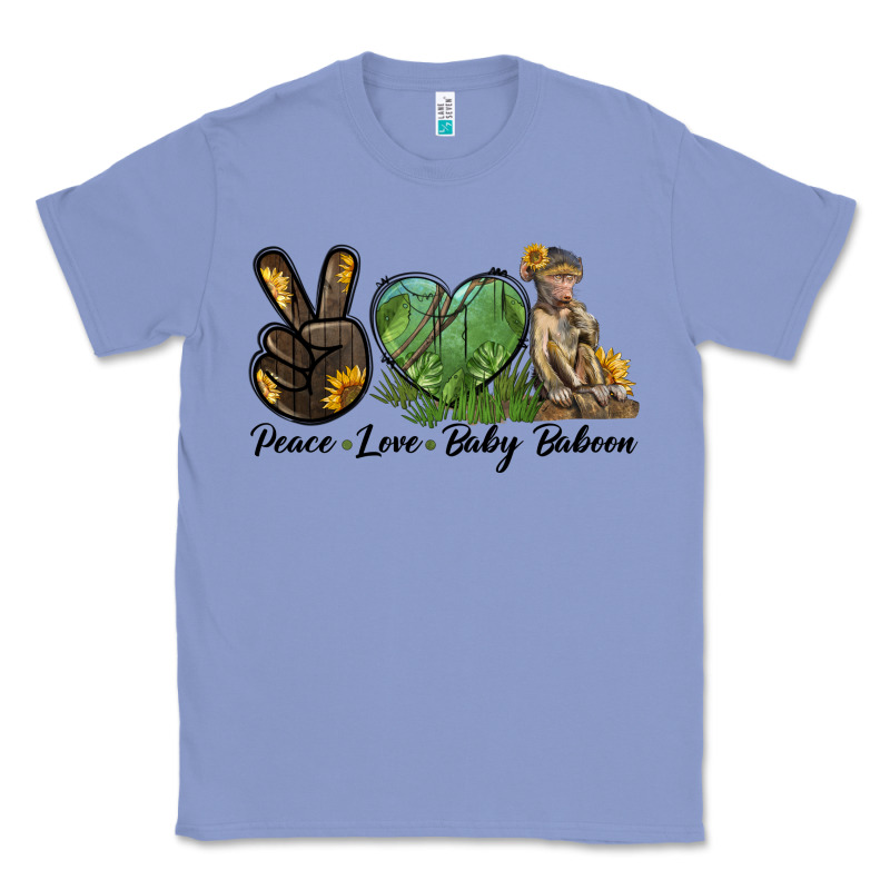 Peace Love Baby Baboon Classic Tee by LillyAllenDesigns | Teevron