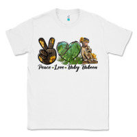 White Peace Love Baby Baboon Classic Tee - LillyAllenDesigns