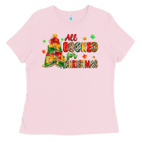 Bubblegum Pink all booked for christmas Ladies Tee - Zillion Design Studio
