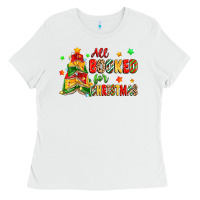 White all booked for christmas Ladies Tee - Zillion Design Studio