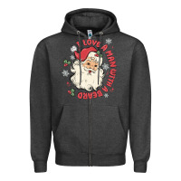 Charcoal Heather i love a man with a beard Zipper Hoodie - MaliasSmallBusiness