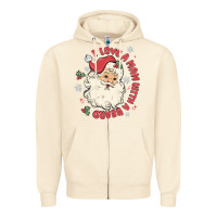 Sandshell i love a man with a beard Zipper Hoodie - MaliasSmallBusiness