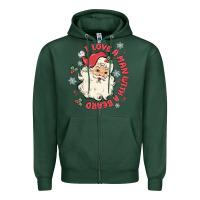 I Love A Man With A Beard Zipper Hoodie | Teevron
