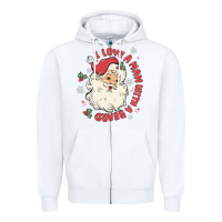 White i love a man with a beard Zipper Hoodie - MaliasSmallBusiness
