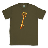 Army Green love key Classic Tee - AdoDesignShop