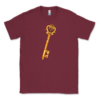 Burgundy love key Classic Tee - AdoDesignShop