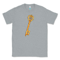 Heather Grey love key Classic Tee - AdoDesignShop